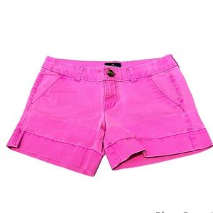 AE MIDI Stretch Shorts American Eagle Outfitters Pink Size 4